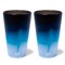 Silipint: Silicone Pint Glasses: 2 Pack Moon Beam - 16oz Unbreakable Cups, Flexible, Hot/Cold, Non-Slip Easy Grip